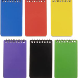 6pack Pocket Notebook Small Notepad Pocket Notepad Small Spiral Notebooks 3X5Inches (6)