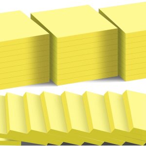 (36 Pack) Sticky Notes 3x3 in Post, Yellow Self-Stick Note Pads it, Strong Adhesive, Easy to Post for Home, Office, Notebook